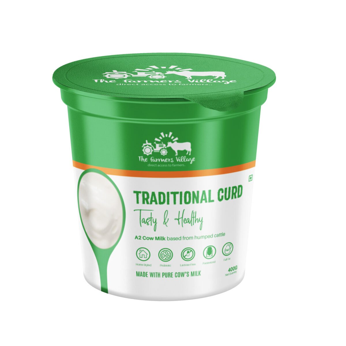 Desi Cow Traditional Curd (A2) - 400gm