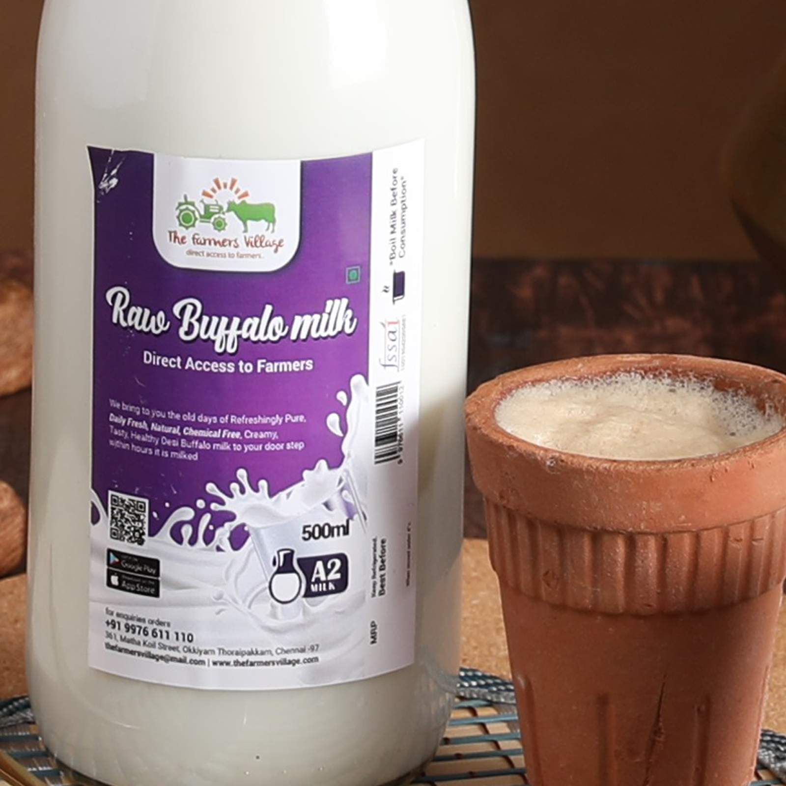 Raw Desi Buffalo Milk (A2 Milk) - 500ml - Image 4